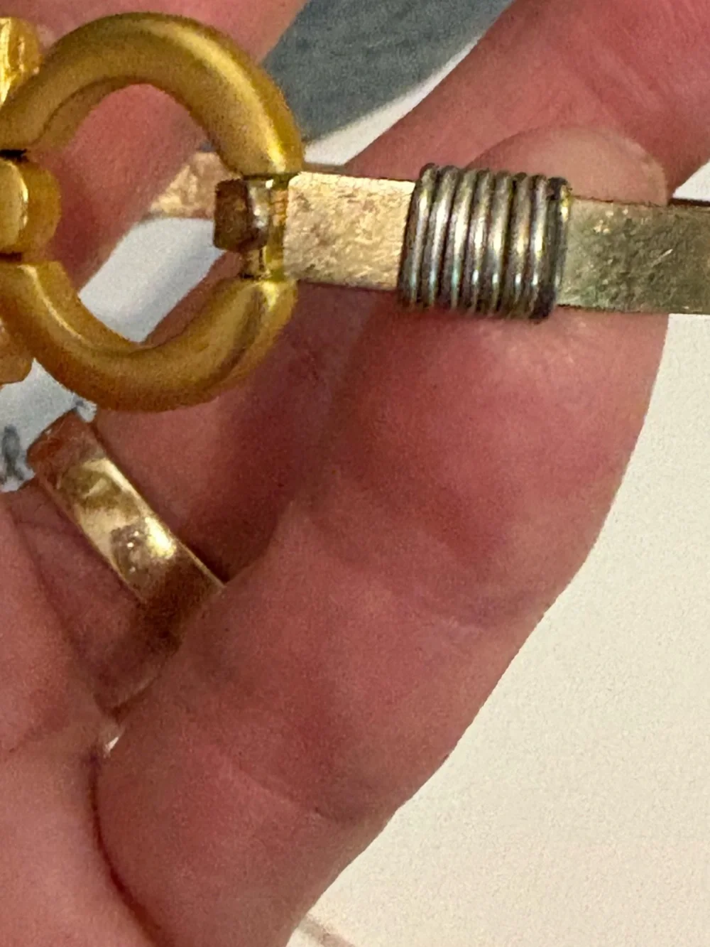 Authentic Salvatore Ferragamo charm set on unbranded bangle bracelet
